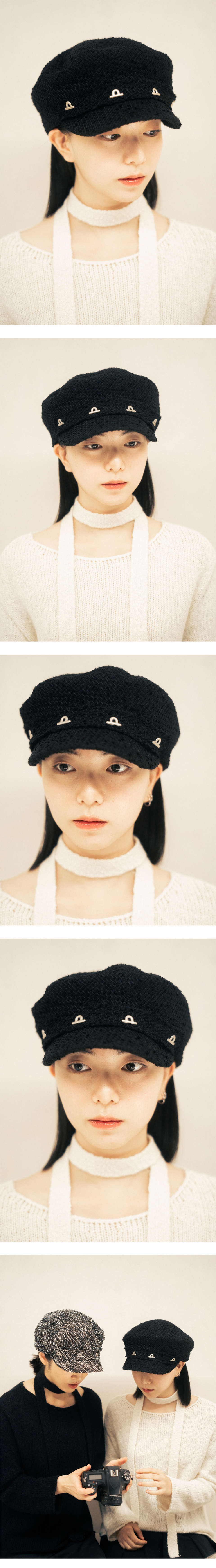 MUSINSA | GOUNMOJA TWEED NEWSBOY CAP TWEED NEWSBOY CAP 2 COLORS