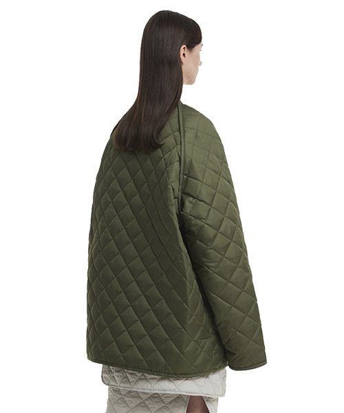 Khaki Quilted Jacket