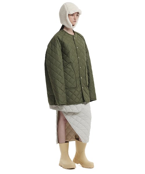 Khaki Quilted Jacket
