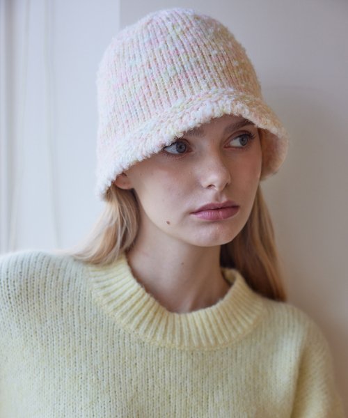 Bubble Gum Bucket Hat (Lemon Peach)