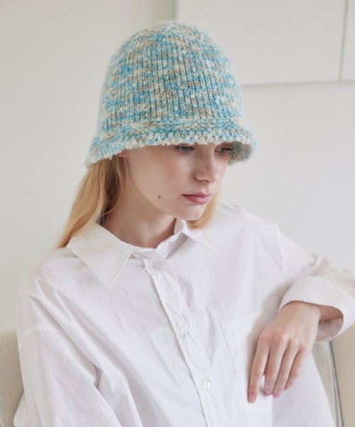 Bubble Gum Bucket Hat (Mint Gray)
