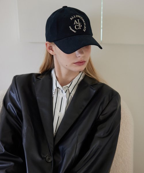 Round Logo Ball Cap (Black)