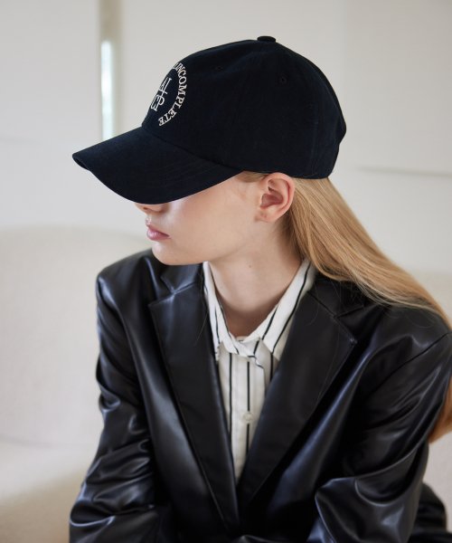Round Logo Ball Cap (Black)