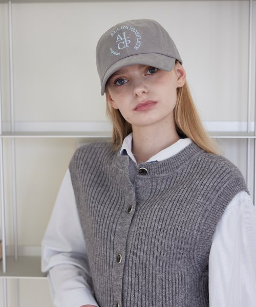 Round Logo Ball Cap (Gray)
