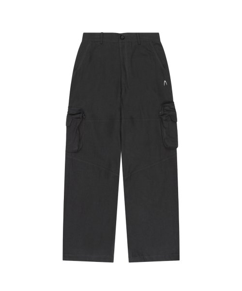 Zip Cargo Pocket Pants (Dark Gray)