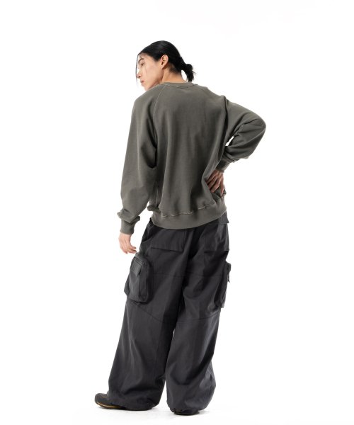 Zip Cargo Pocket Pants (Dark Gray)