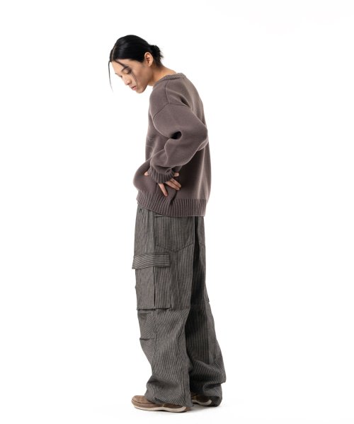 Devil Jacquard Knit (Brown)