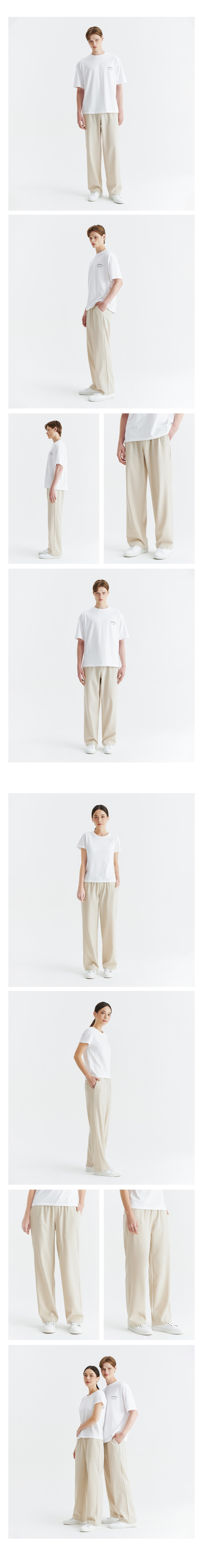 【WHOLOVESART】送料・関税込★Unisex Semi Wide Banding Slacks MUSINSA | WHOLOVESART Unisex Semi-Wide Banding Slacks