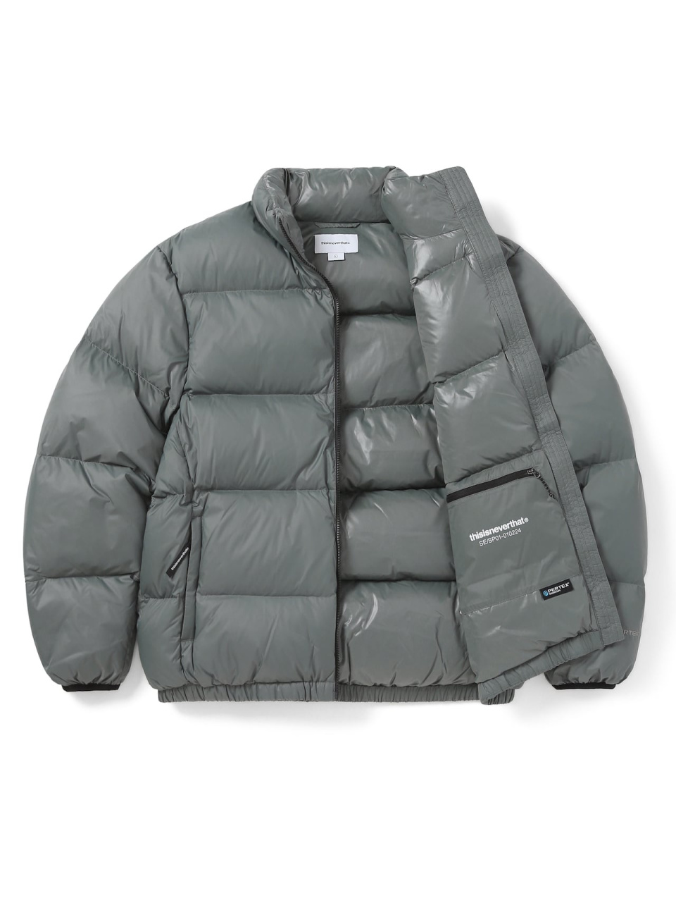 MUSINSA | thisisneverthat PERTEX® T Down Jacket Gray