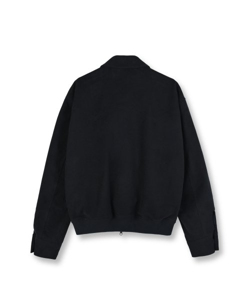 Moleskin Western Jacket, Black