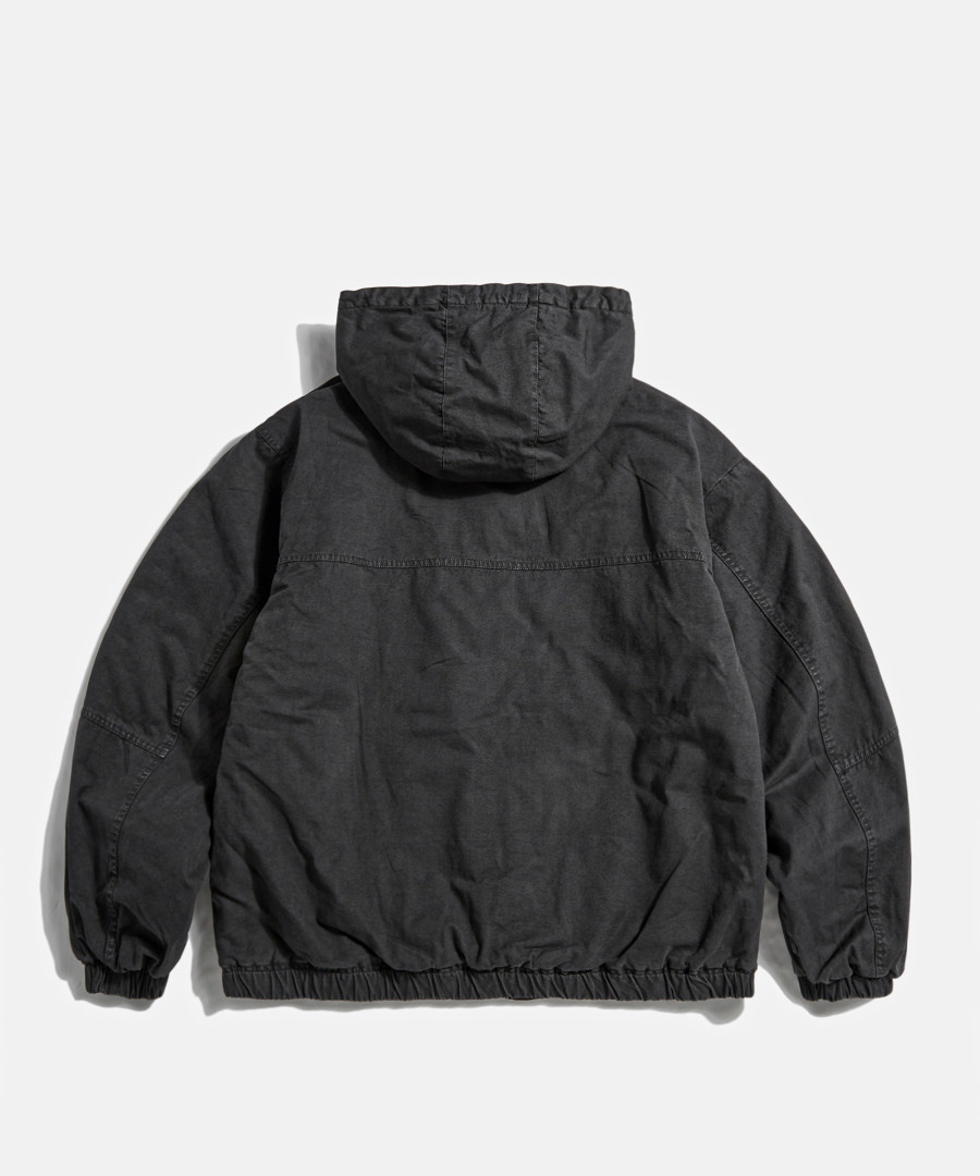 Overdyed Hooded Work Jacket Pigment Black 상세 이미지 20