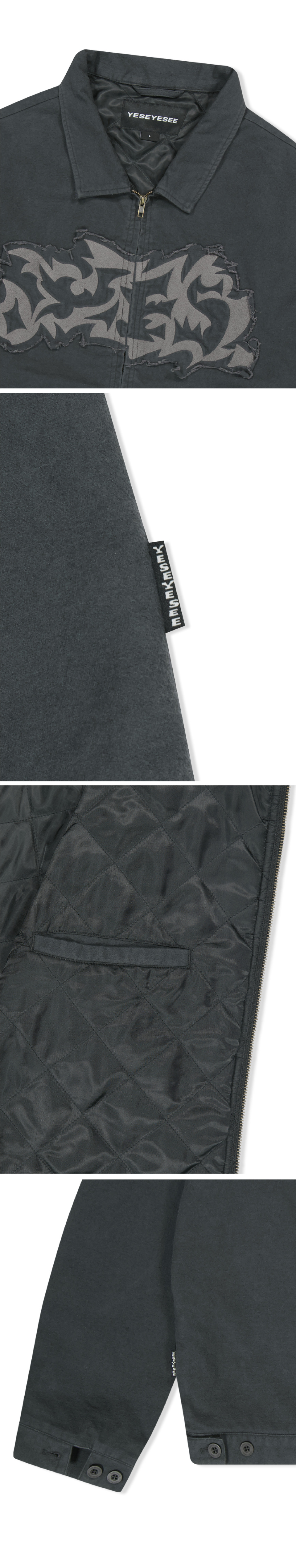 アウターその他 YESEYESEE Tribal Work Jacket Charcoal MUSINSA | YESEYESEE Tribal Work Jacket Charcoal