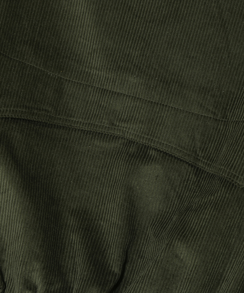 2WAY CROPPED CORDUROY DRIZZLER JACKET_OLIVE