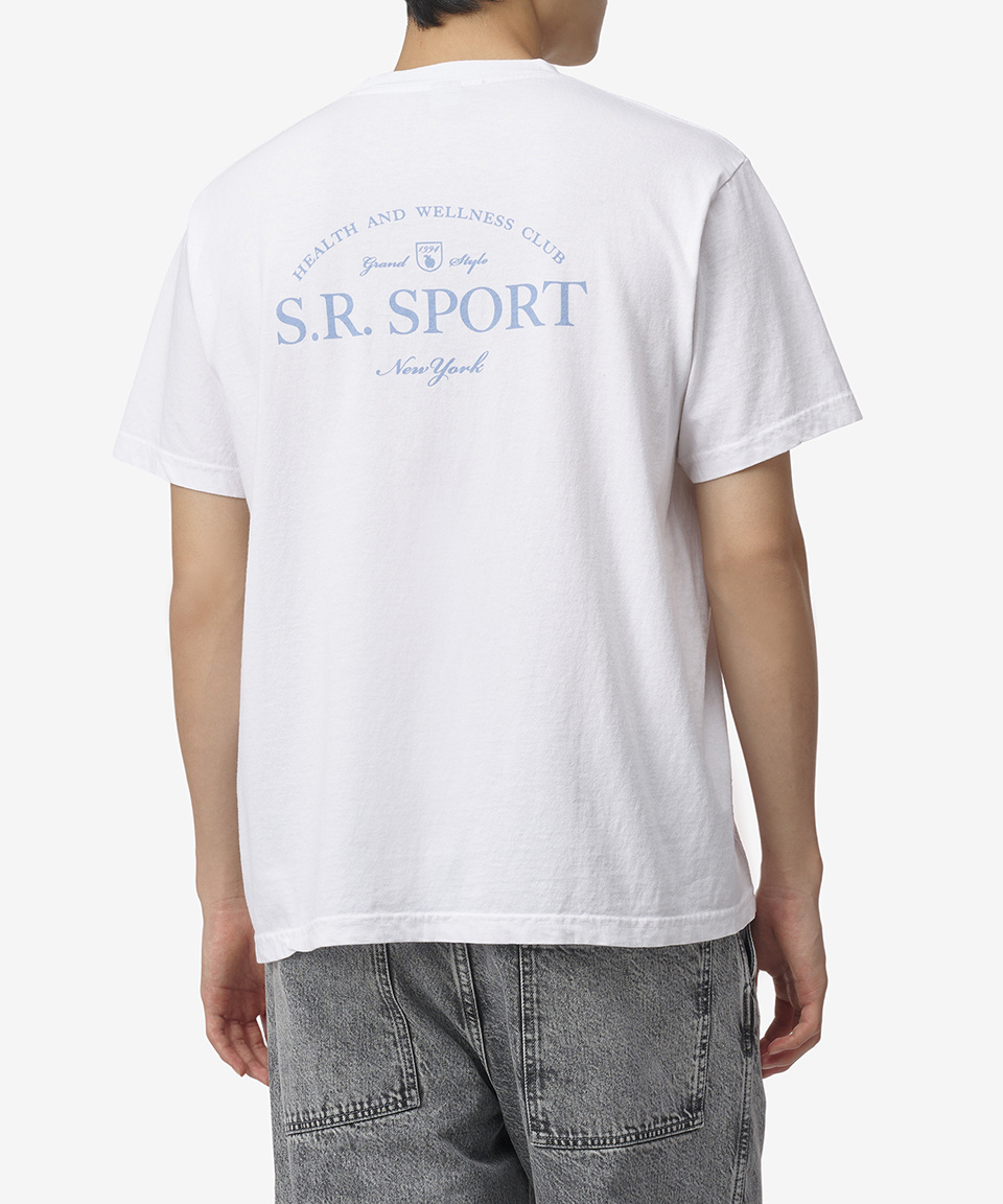 スウェット・トレーナー Sporty & Rich Wimbledon Short Sleeve T-Shirt White TS931WH T MUSINSA | SPORTY&RICH Wimbledon short-sleeved T-shirt