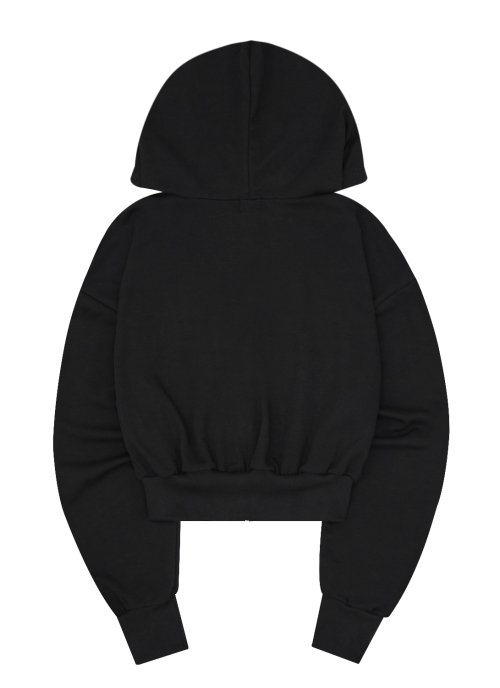 시그니처 후드 집업 여자 (Black, Gray)