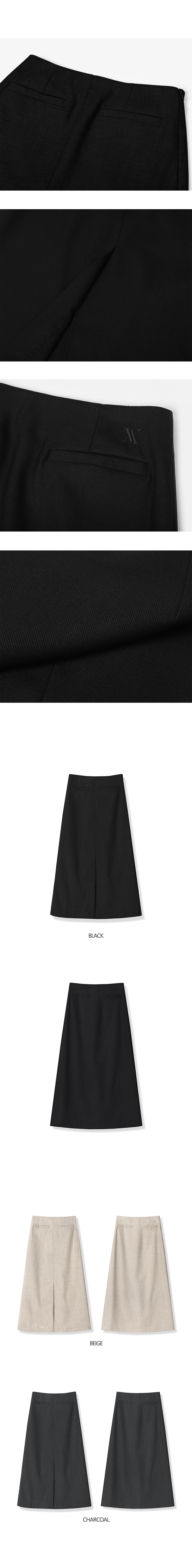 スカート AVANDRESS Karin Slit Maxi Long Skirt BEIGE AD43SK12BE Karin Slit Maxi Long Skirt BEIGE - 감도 깊은 취향 셀렉트샵 29CM