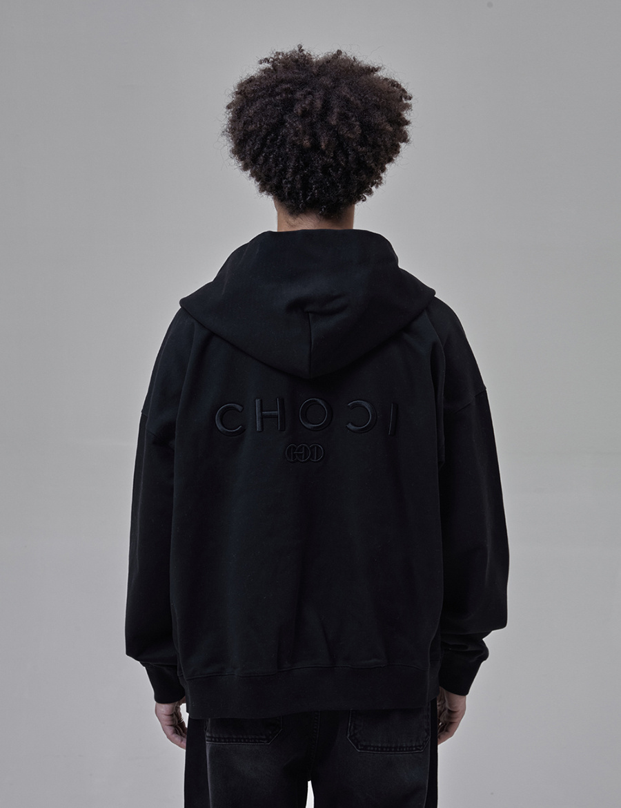 초시(CHOCI) 블랙 컷팅 후디건 - 사이즈 & 후기 | 무신사