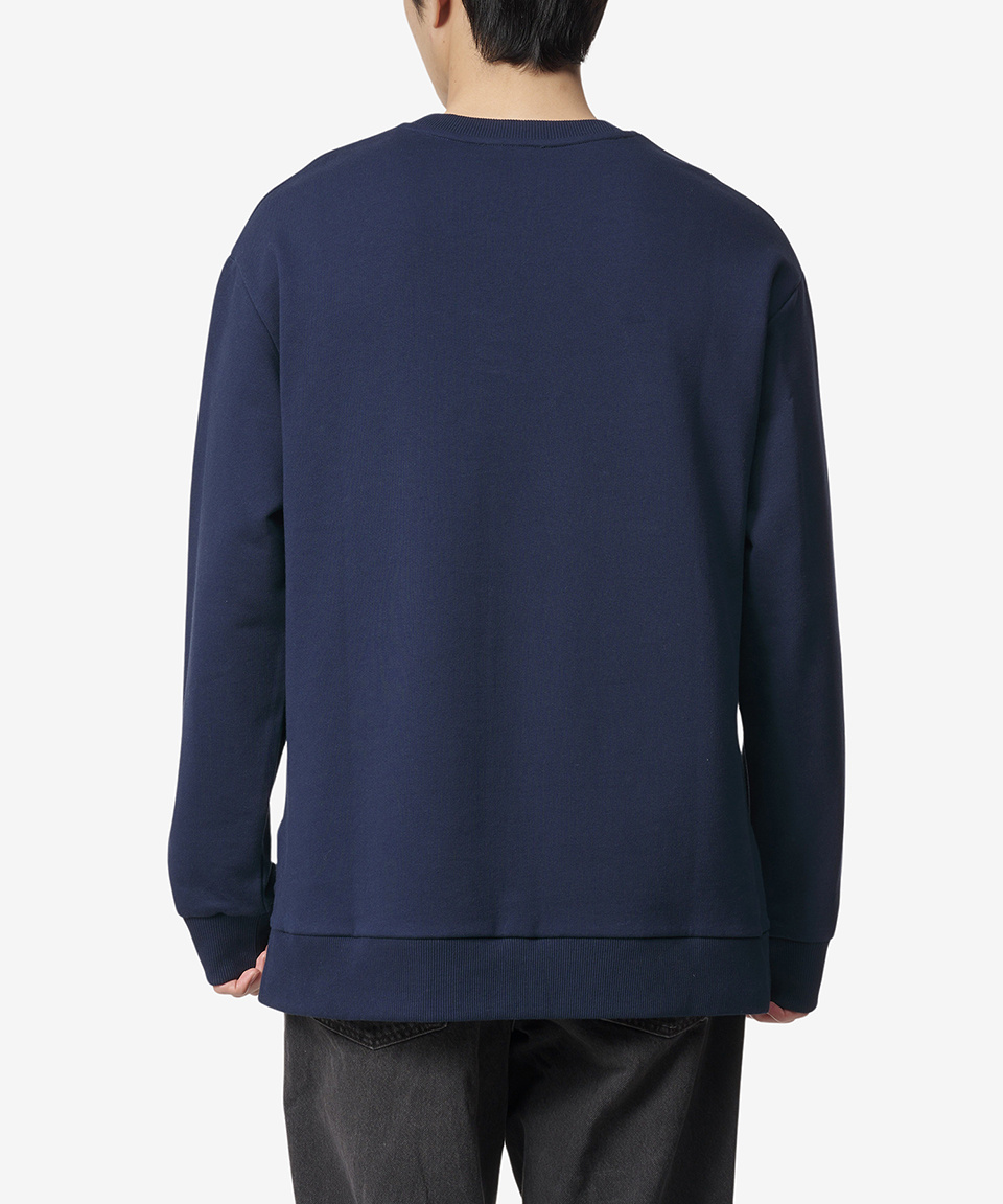 ★A.P.C.★ Alastor Logo Sweatshirt Navy COEIPH27825IAK COEIP MUSINSA | A.P.C. Alaster Logo Sweatshirt - Navy / COEIPH27825IAK