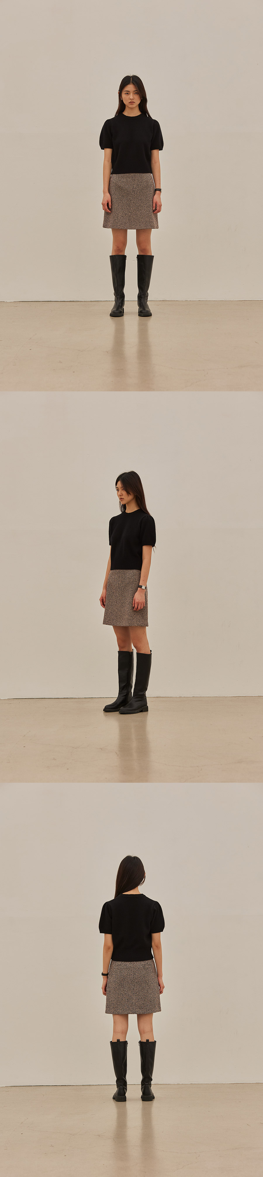 ◎mangomanyplease◎ BURD TWEED MINI SKIRT (3colors) MUSINSA公式 | MANGO MANY PLEASE BURD TWEED MINI SKIRT (3colors)