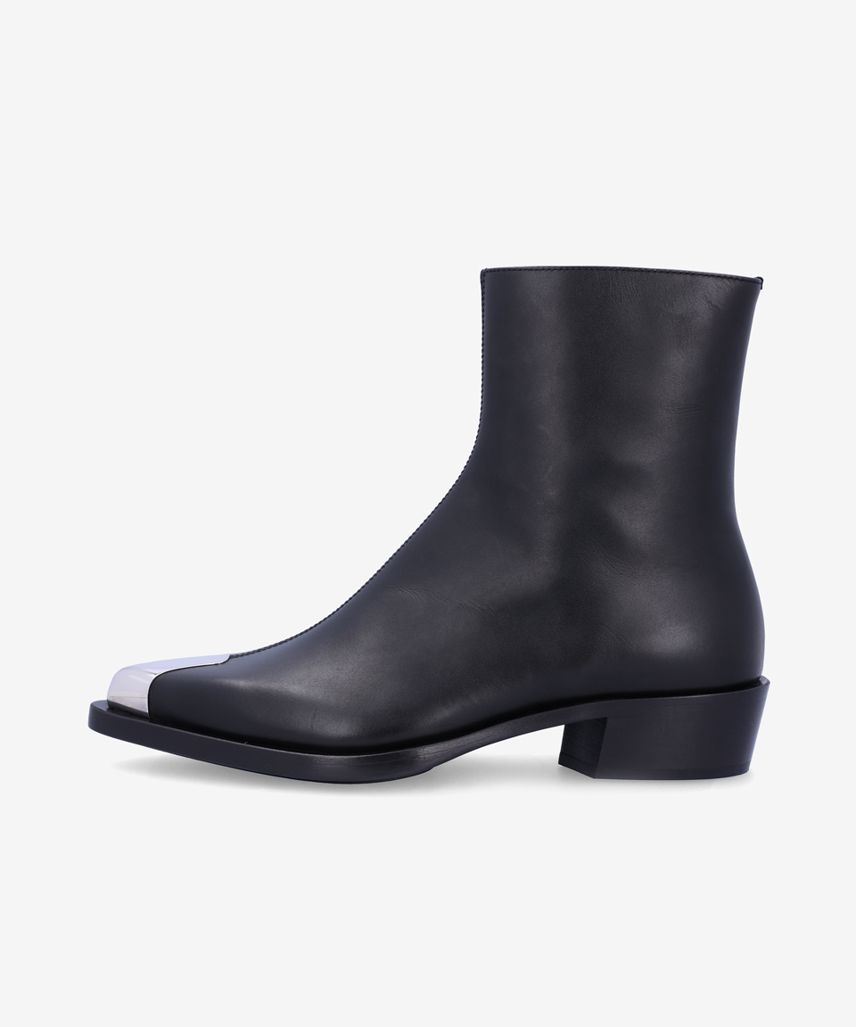 MUSINSA | ALEXANDER McQUEEN Punk Metal Torch Cap Ankle Boots