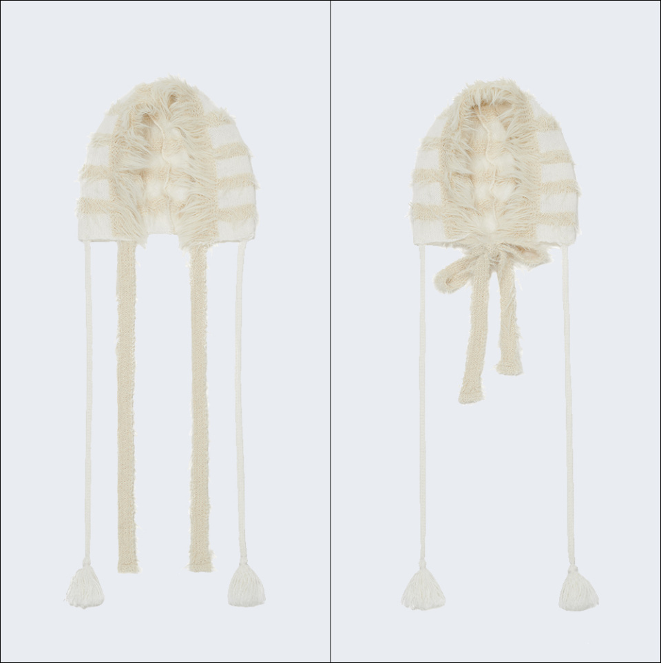 帽子 TYPESERVICE Strap Fur Hat [Ivory] MUSINSA | TYPESERVICE Strap Fur Hat [Ivory]
