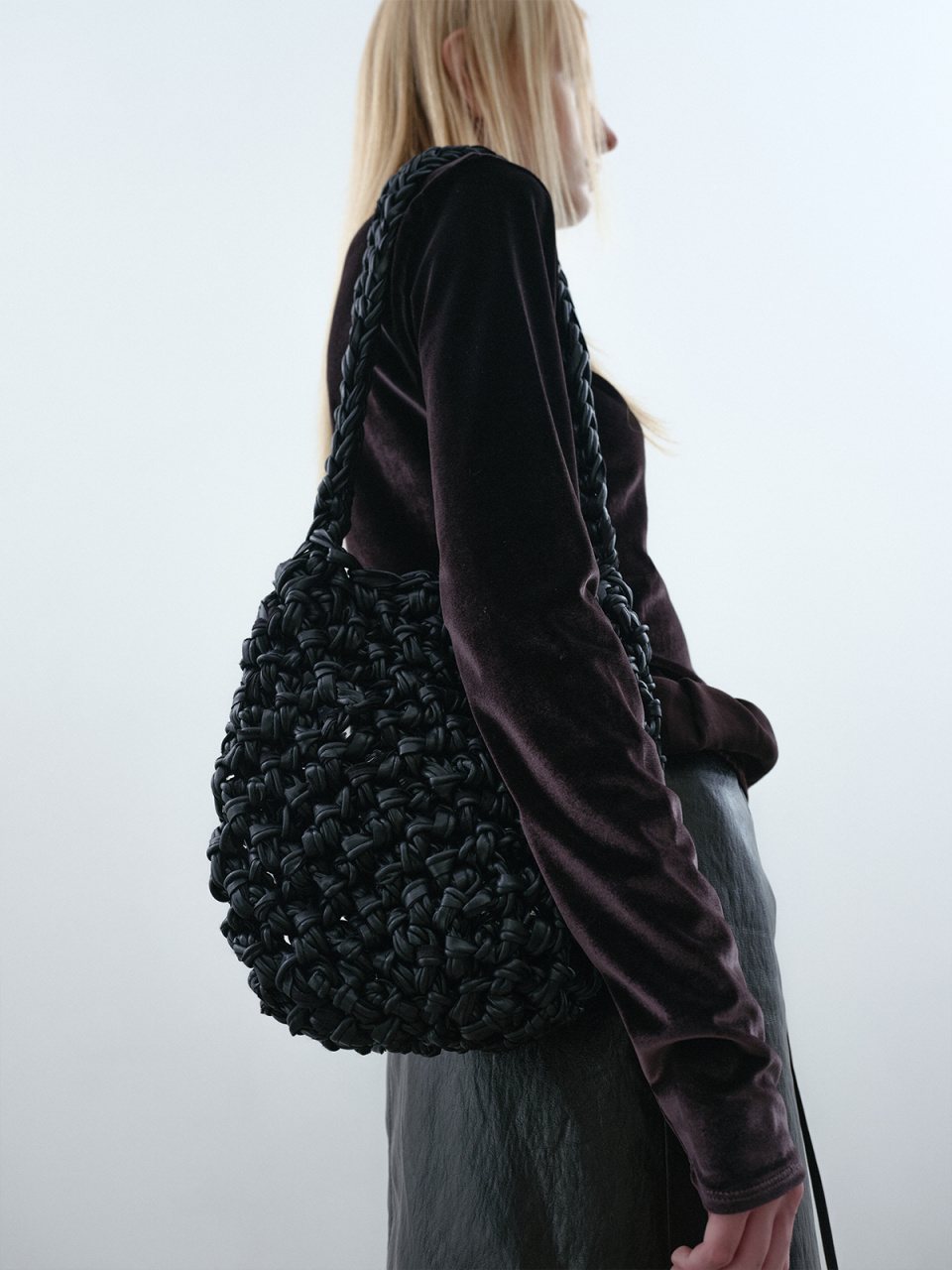 韓国商品/NOTHINGEVERYTHING VEGAN LEATHER SHOULDER BAG MUSINSA公式 | NOTHINGEVERYTHING VEGAN LEATHER SHOULDER BAG