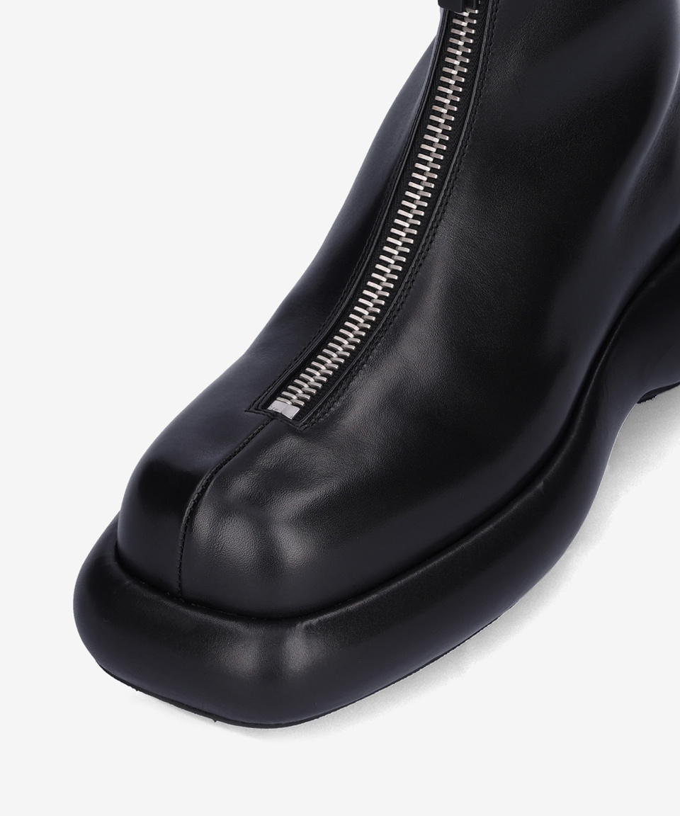 MUSINSA | JIL SANDER Women's Zip-up Chunky Leather Chelsea