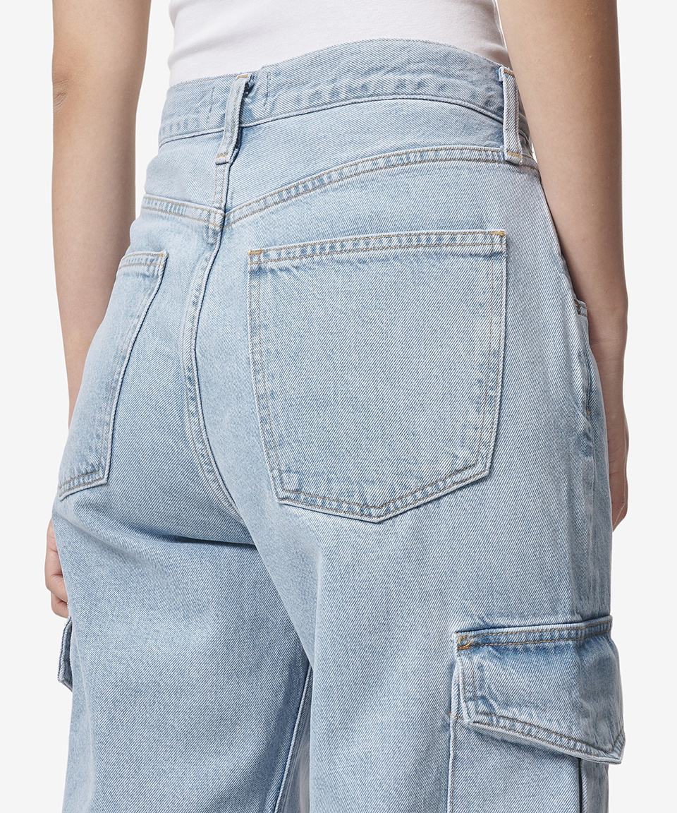 MUSINSA | AGOLDE Bootcut Minka cargo denim pants - Blue