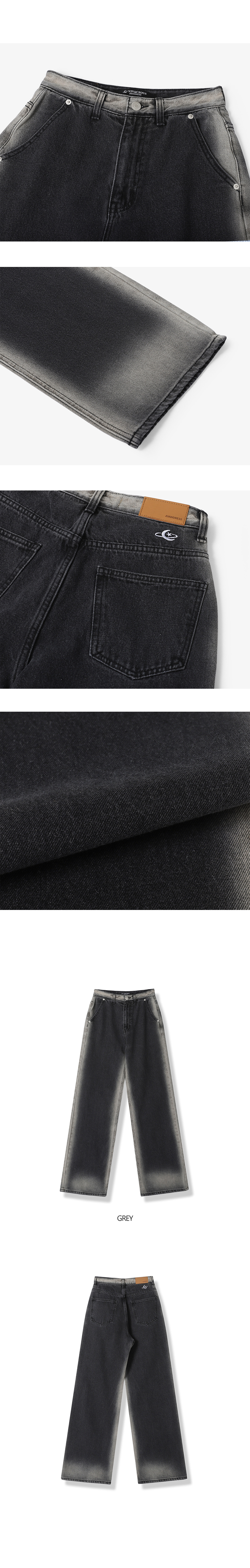 ☆AVANDRESS☆ twotone wide pants GREY AD43PT31GR MUSINSA | AVANDRESS Side-line Wide Pants GRAY