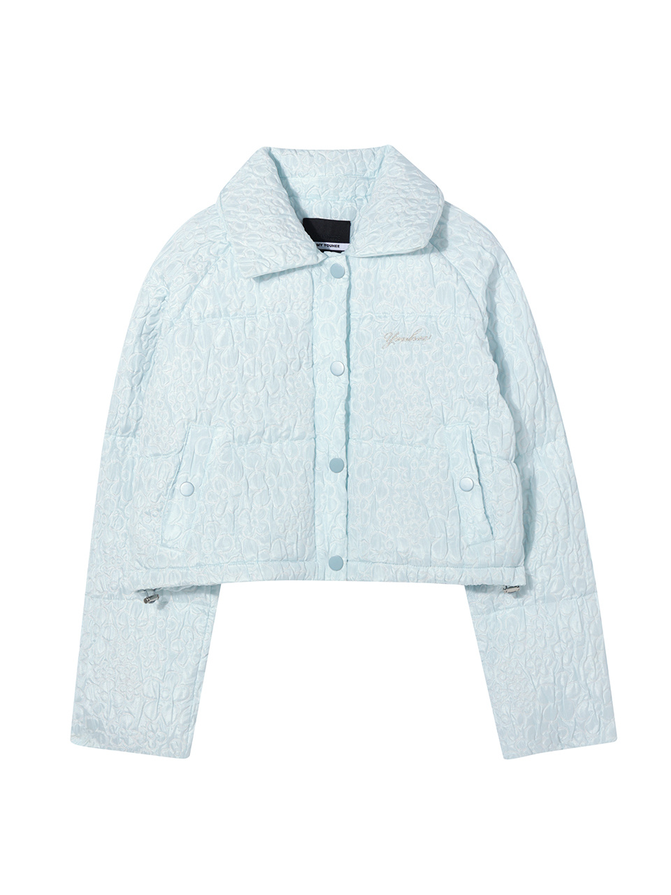 ダウンジャケット・コート YOUHEE FLOWER CROP DOWN JUMPER BMY1072 MUSINSA | YOUHEE YOUHEE FLOWER CROP DOWN JUMPER SKY BLUE