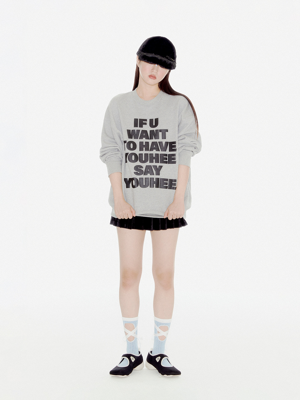 大特価!! YOUHEE YOUHEE | MUSINSA FUR IVORY CAP BALL 帽子