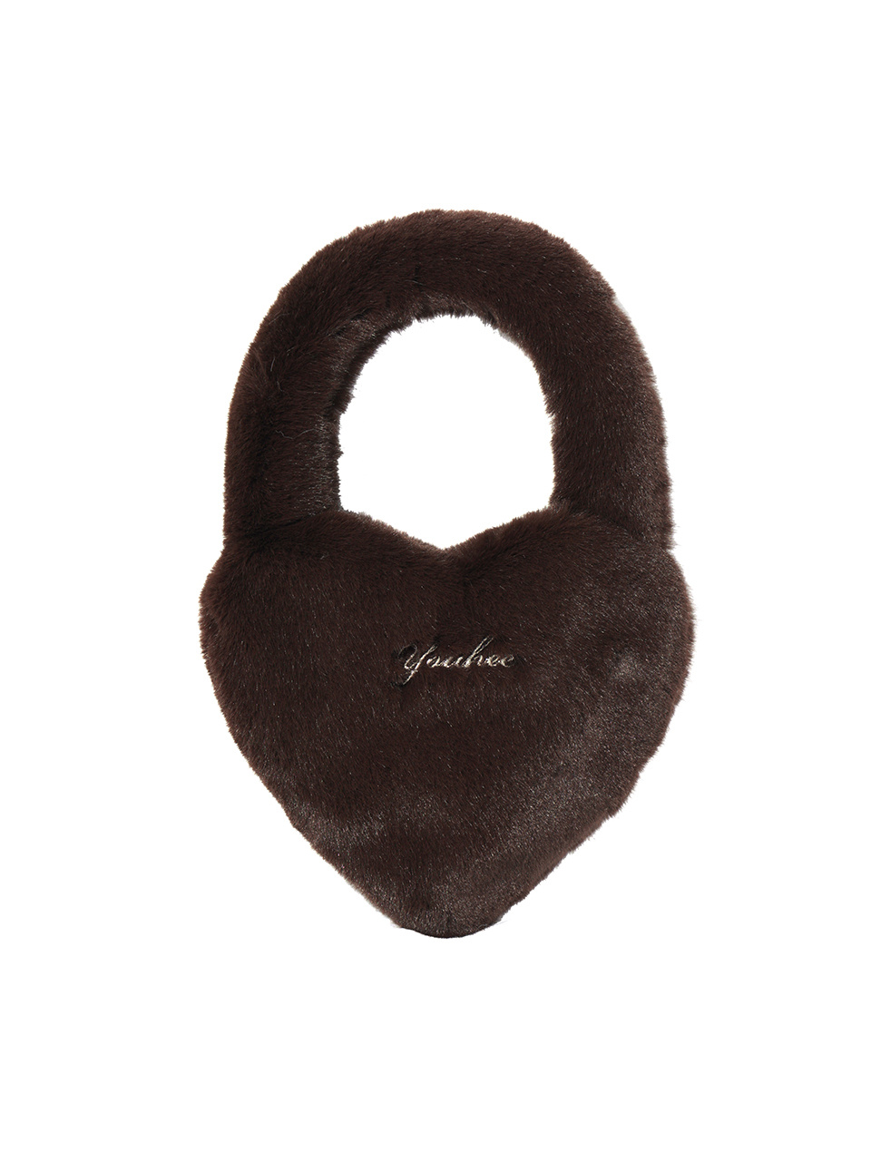 ★YOUHEE ★ 3COLORS YOUHEE FUR HEART MINI BAG MUSINSA | YOUHEE YOUHEE FUR HEART MINI BAG BROWN
