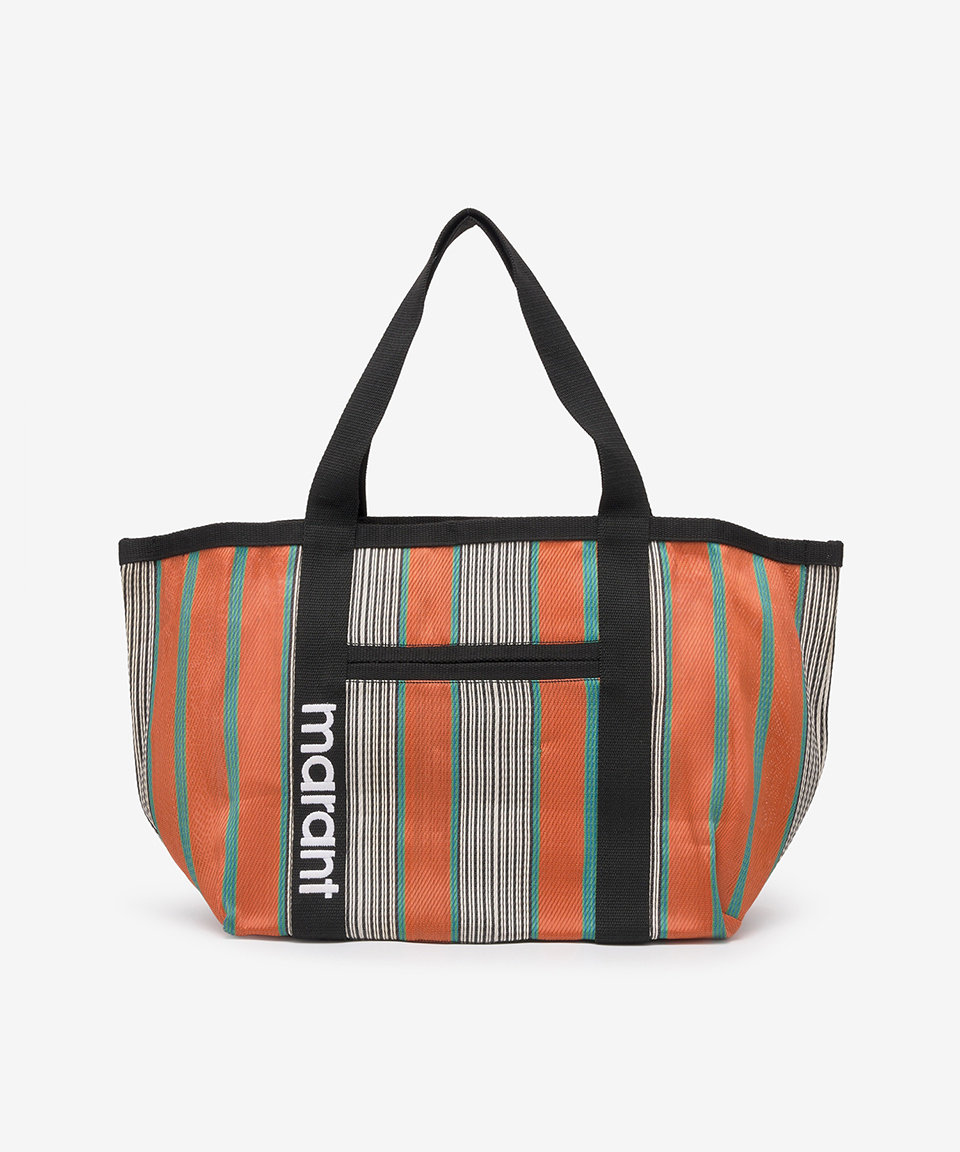 ★Isabel Marant★ Darwen Stripe Tote Bag Orange Multicolor P MUSINSA | ISABEL MARANT Darwen Stripe Tote Bag - Orange