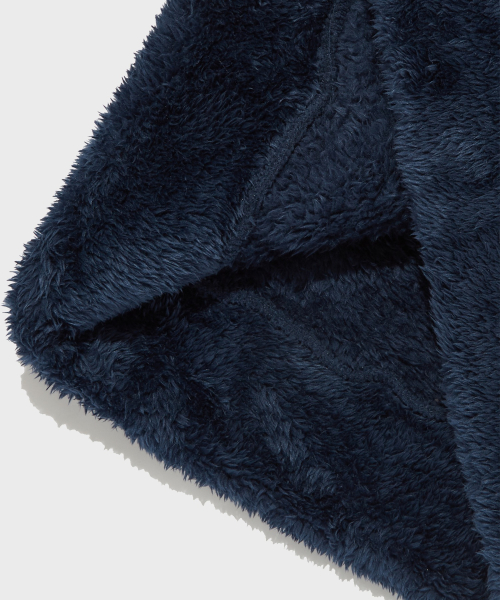 여성 셰르파 풀집업 후리스 재킷 Normal Navy