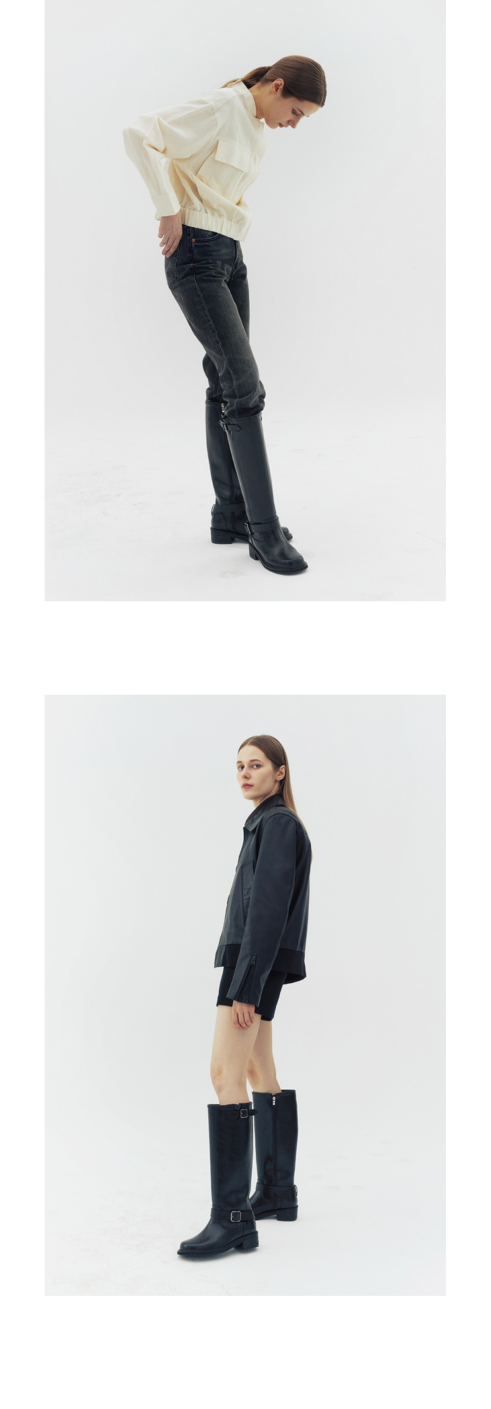 KOMOREBI MUSEUM ■ KM118 Handmade 90s Biker Middle Boots MUSINSA | KOMOREBI MUSEUM KM118 Handmade 90s Biker Middle