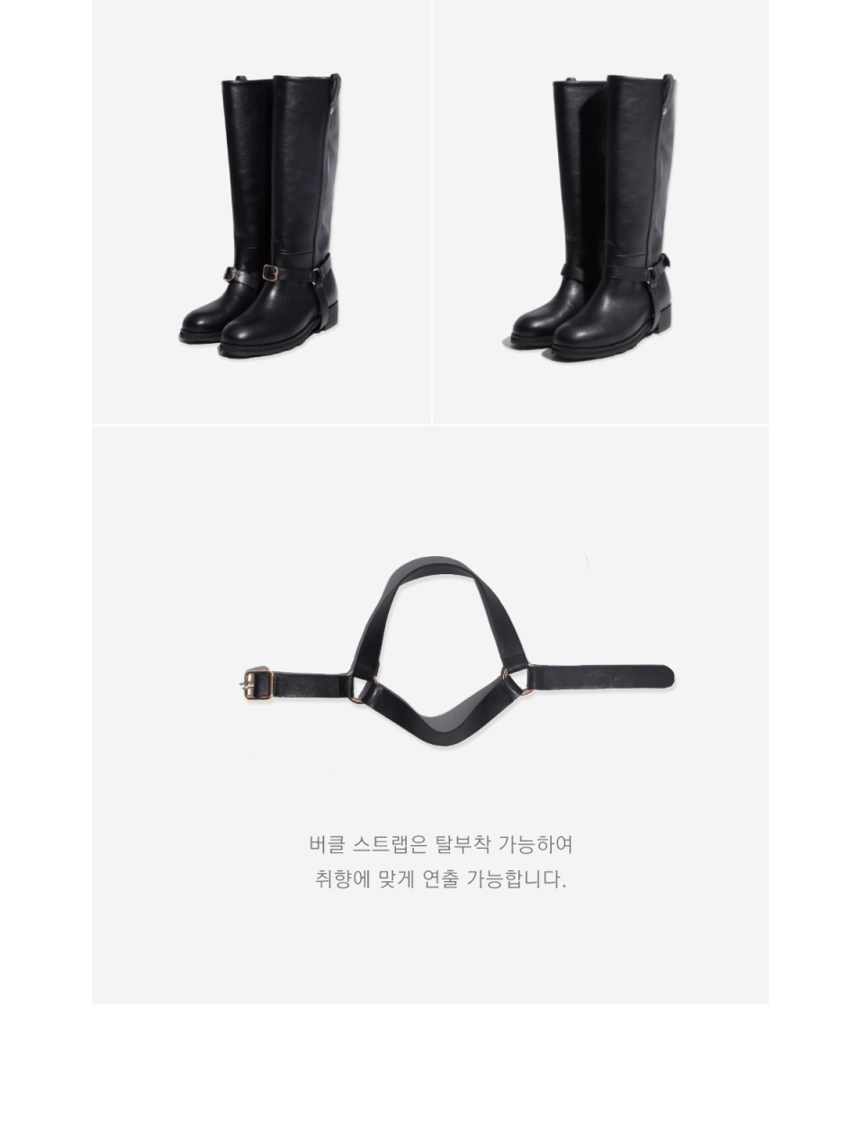 ◆KOMOREBI MUSEUM◆ Handmade buckle ankle boots I Black KM11 MUSINSA | KOMOREBI MUSEUM KM110 Handmade Buckle Ankle Boots