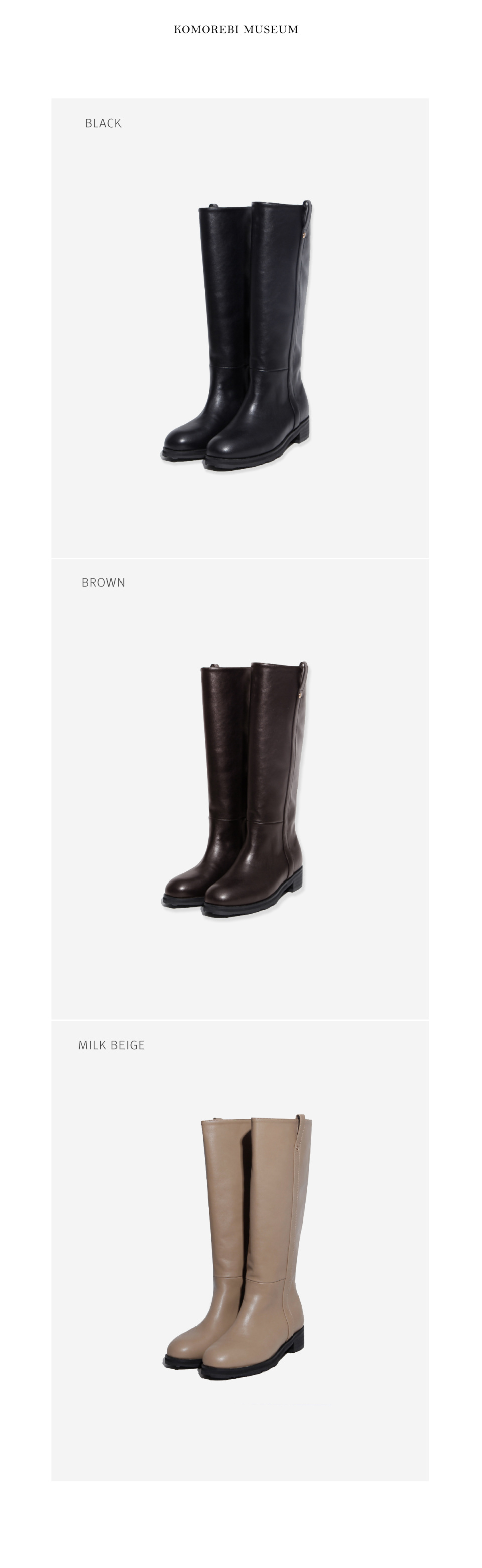 ◆KOMOREBI MUSEUM◆ Handmade buckle ankle boots I Black KM11 MUSINSA | KOMOREBI MUSEUM KM110 Handmade Buckle Ankle Boots