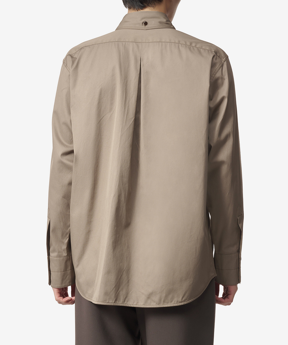 国内発送【LEMAIRE】シルク混◇サスペンダー付きブリーフ MUSINSA公式 | LEMAIRE Relaxed Western Cotton Shirt - Brown