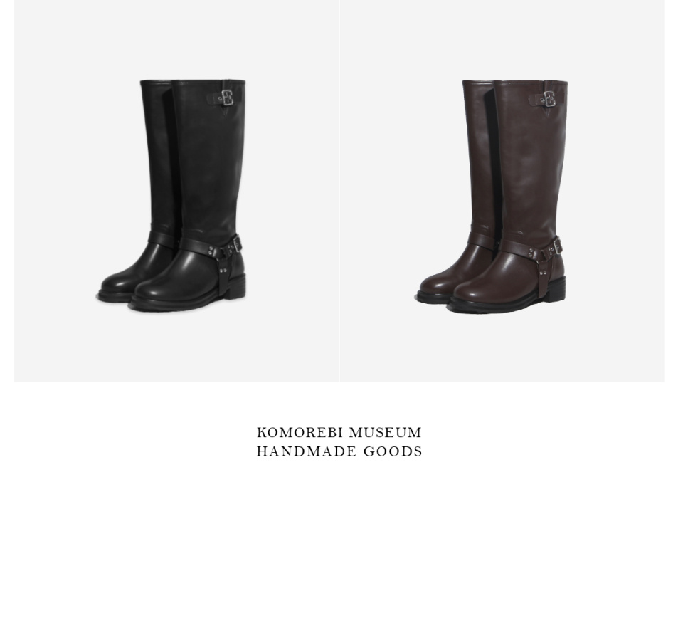 MUSINSA | KOMOREBI MUSEUM KM119 Handmade 90s Biker Long