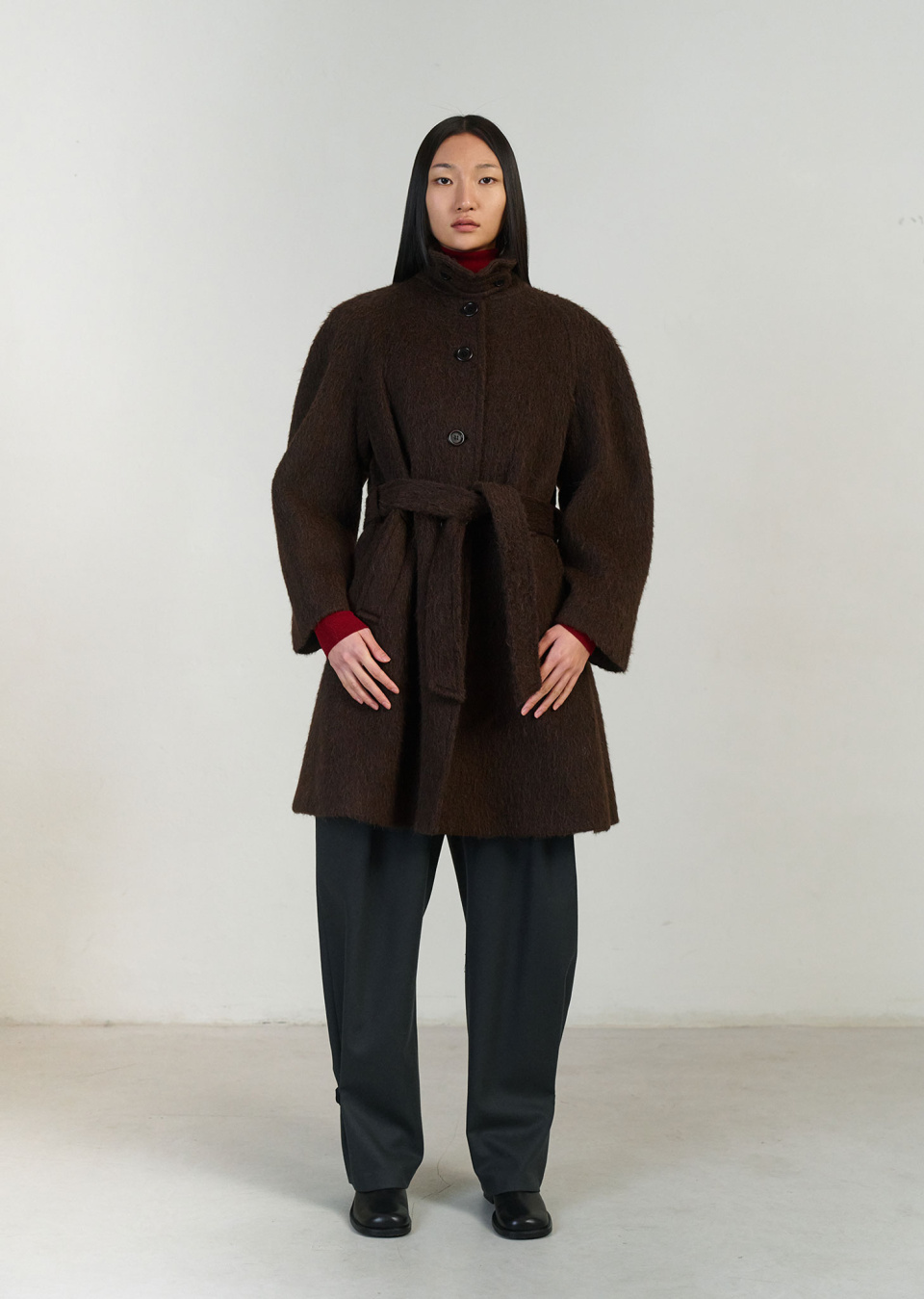 아모멘토(AMOMENTO) ALPACA RAGLAN COAT (2COLORS) - 사이즈 & 후기