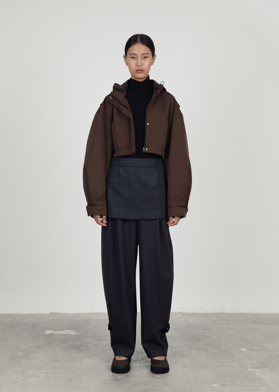 4/18〜21発送不可⭐︎amomento CROP HOODED JUMPER MUSINSA | AMOMENTO PADDED HOODED CROP JUMPER (2COLORS)