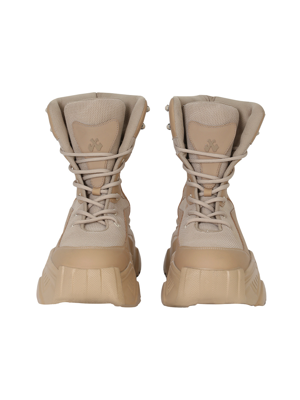 MUSINSA公式 | L.E.E.Y PLATFORM BOOTS SNEAKERS BEIGE