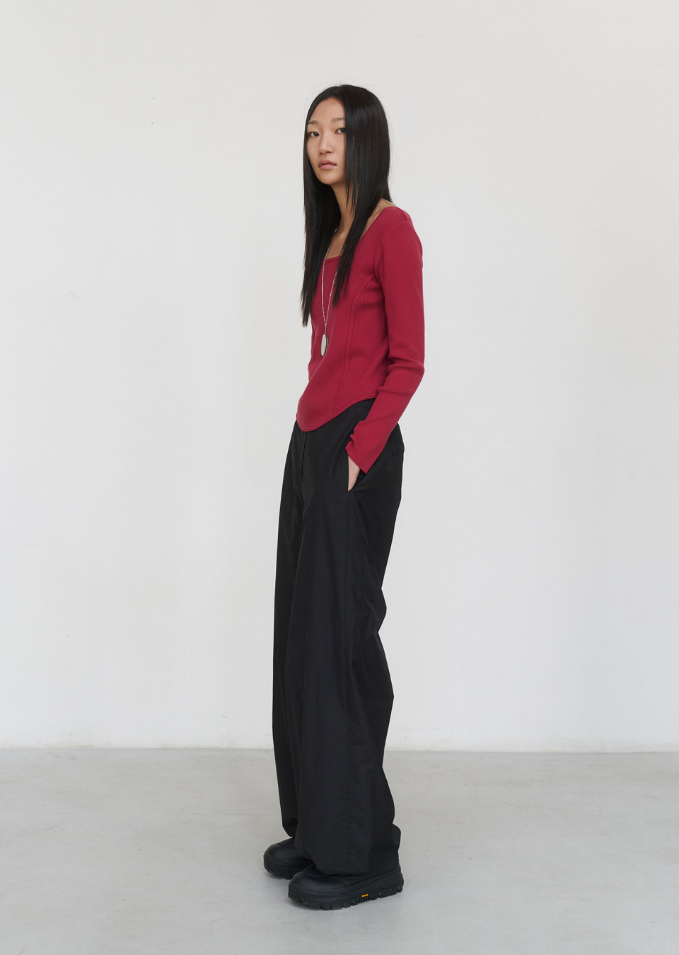 MUSINSA | AMOMENTO BALLOON BANDING PANTS (2COLORS)
