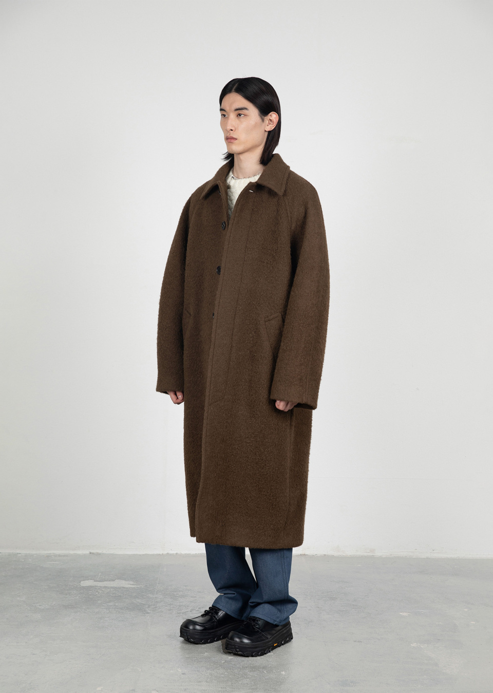 아모멘토(AMOMENTO) MENS BOUCLE RAGLAN COAT - 사이즈 & 후기 | 무신사