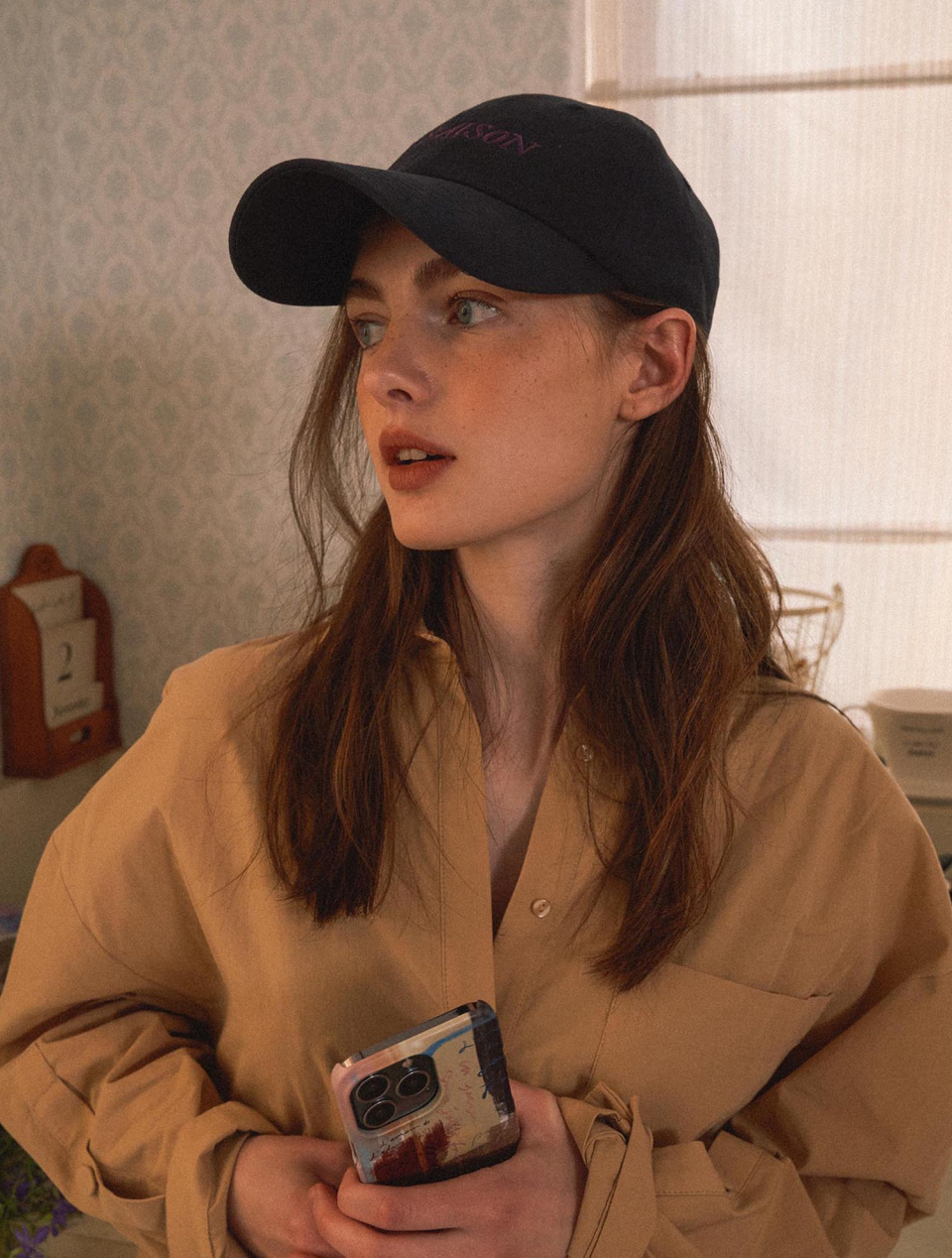 ★HOTEL PARIS CHILL★ La Saison Baseball Cap Indigo 호텔파리칠(HOTEL PARIS CHILL) La Saison Baseball Cap (Indigo