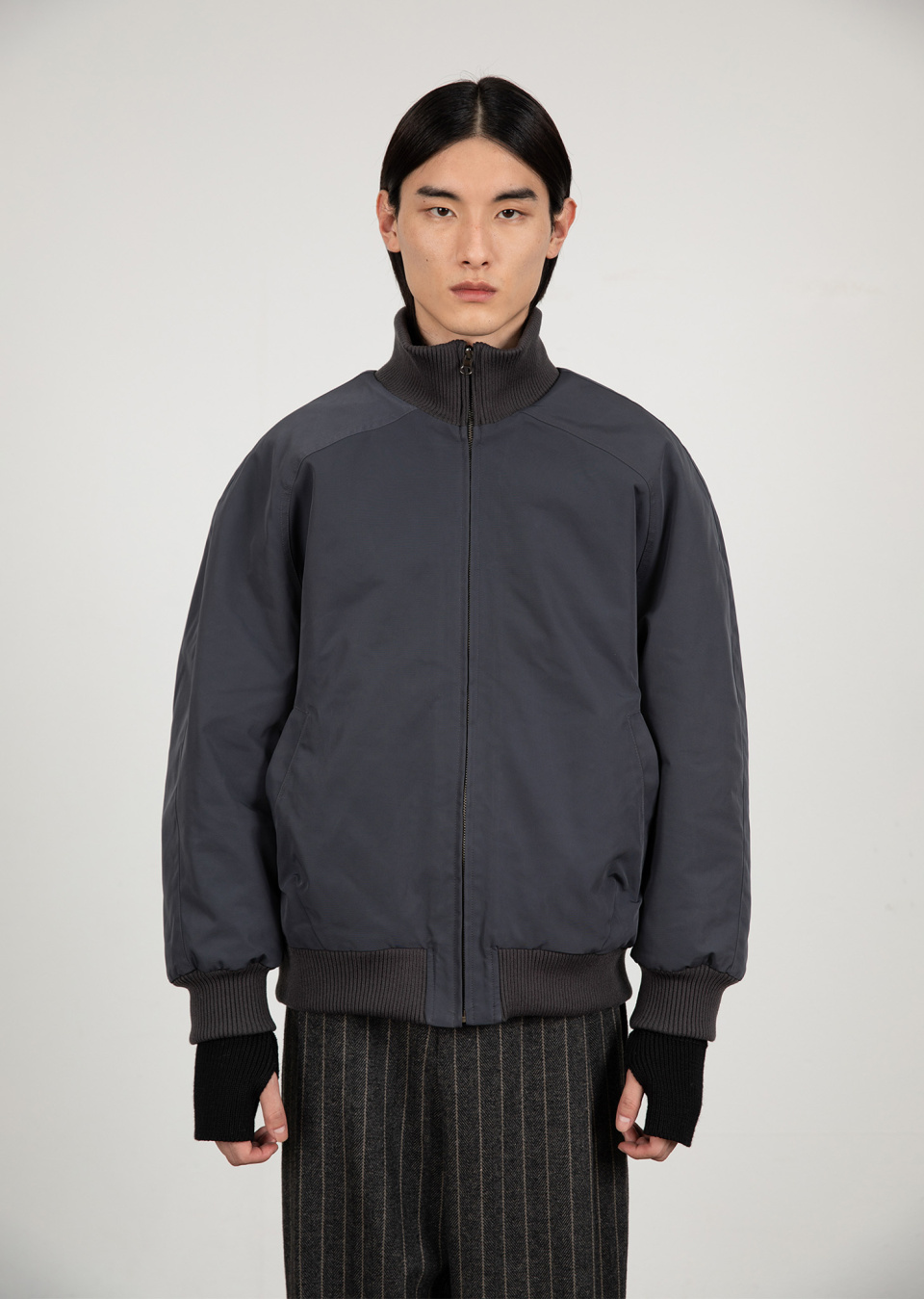 MUSINSA | AMOMENTO OVERSIZE REVERSIBLE SHEARLING JUMPER