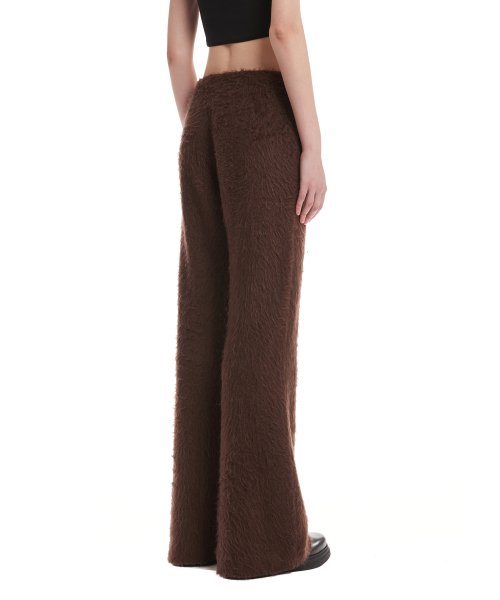 Brown Brushed Pants