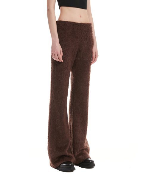 Brown Brushed Pants