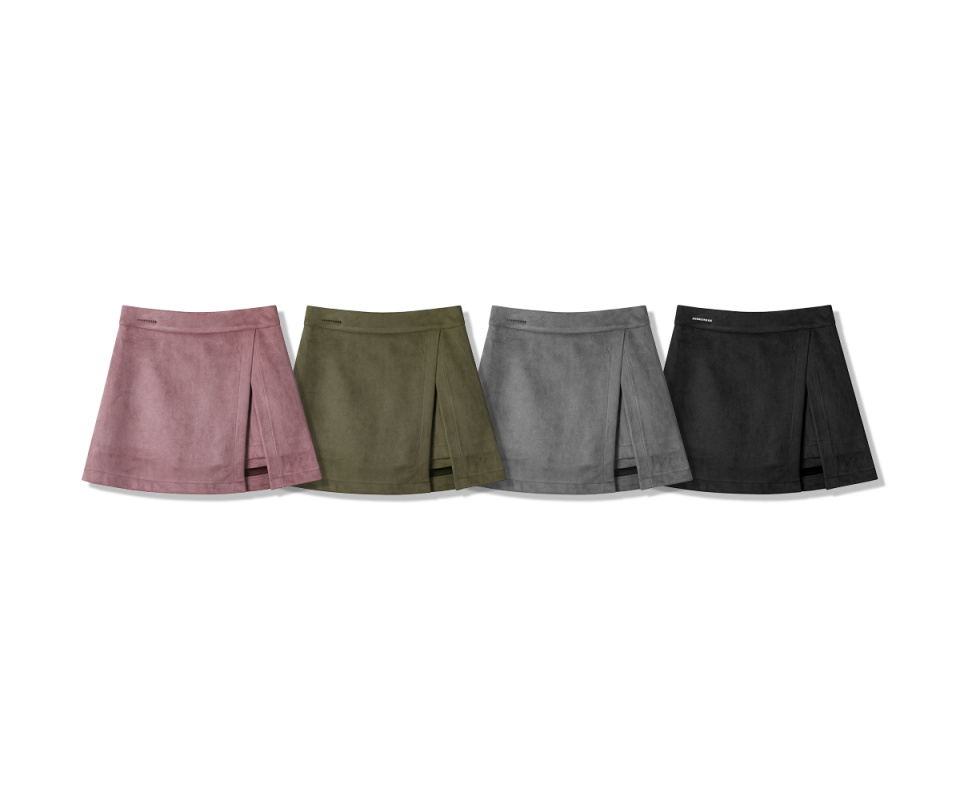 ★送料・関税込★AVANDRESS★Suede Chic Slit Mini Skirt★ AVANDRESS