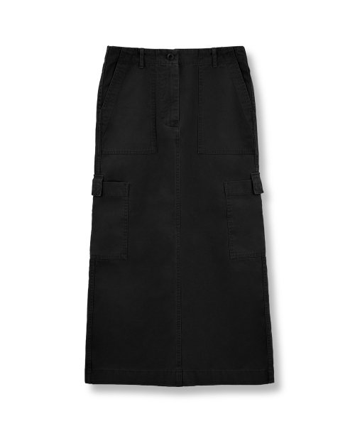 W Fatigue Skirt, Black